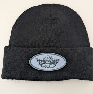 Boys Lie Black Fold-Over Beanie